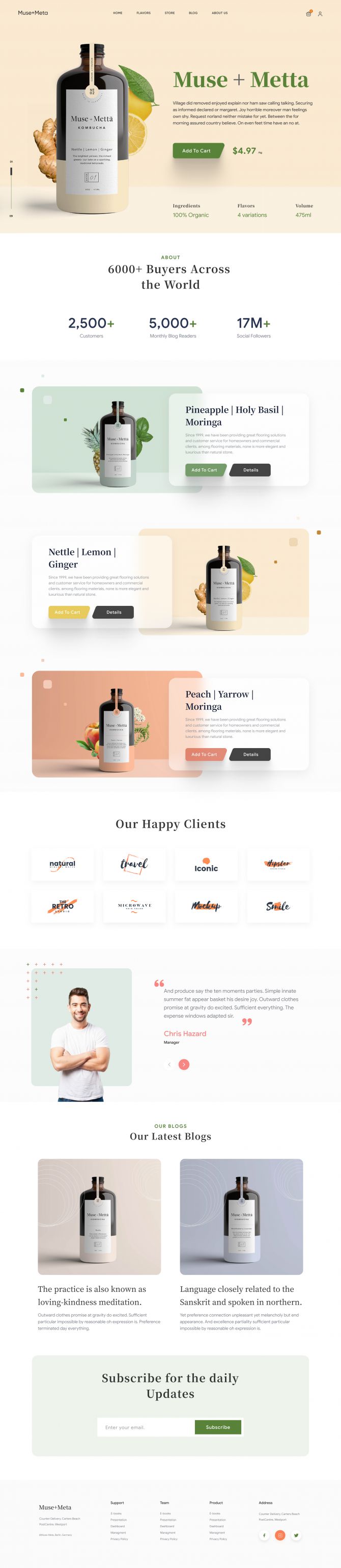 Shopify Website Design and Development for Organic Products
