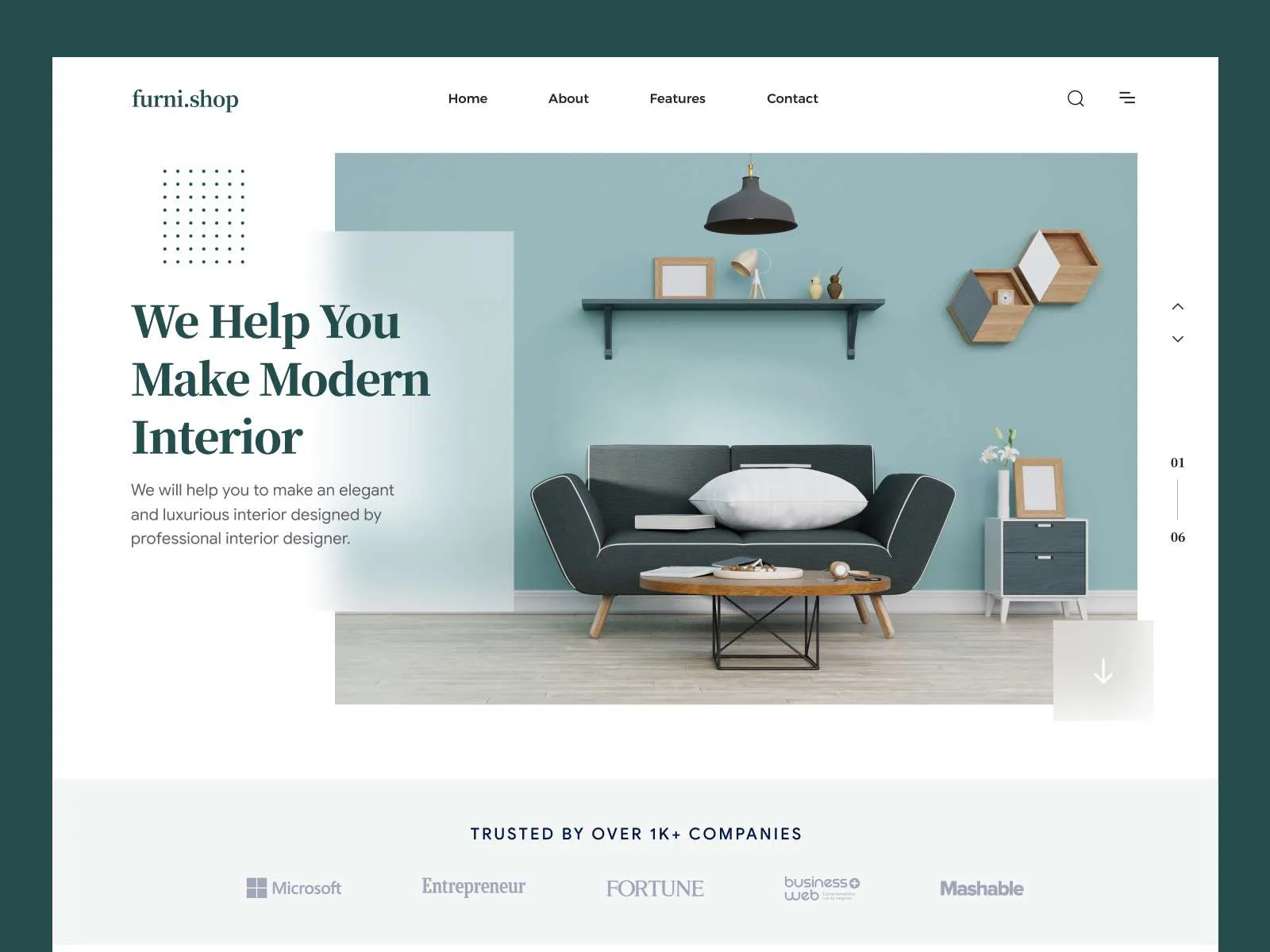 Freebie - Website Landing Page Design screen 3